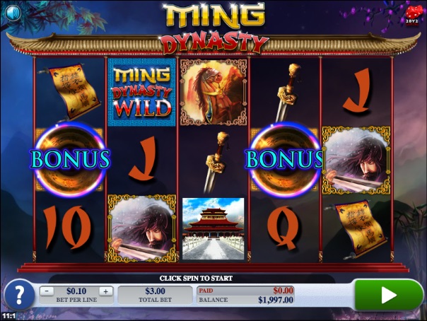 Игровой автомат «The Ming Dynasty» в казино Вулкан